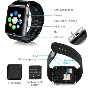 Jam Hp Kamera Smart Watch U9 Smart Watch Dz09 Suport Sim Card Tokopedia