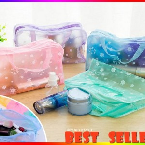 Tas Kosmetik Warna Warni Transparan Praktis Murah Tokopedia