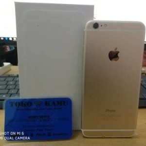 Iphone 6 Plus 64 Gb Gold Garansi 1 Tahun Tokopedia