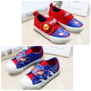 Sepatu Anak Laki Laki Spiderman Webheads Hitam Merah Tokopedia