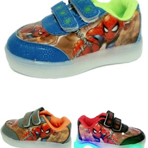 Sepatu Anak Spiderman Import Led Lampu Murah Sepatu Anak Laki Sepatu Anak Karakter Sepatu Sekolah Tokopedia