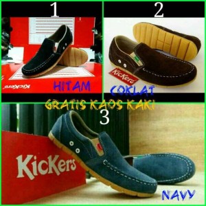 Sepatu Kickers Mocasin Sepatu Cowok Tokopedia