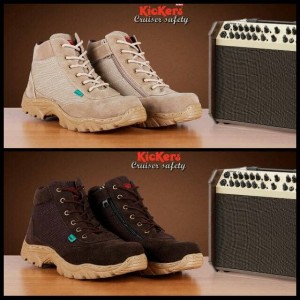Kickers Boots Safety Sepatu Kerja Lapangan Pria Tokopedia