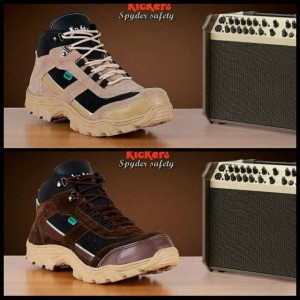 Kickers Boots Safety Sepatu Kerja Lapangan Pria Tokopedia