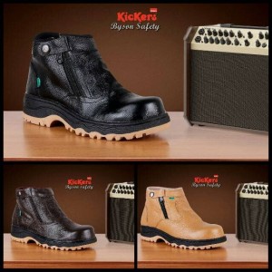 Kickers Boots Safety Sepatu Kerja Lapangan Pria Tokopedia