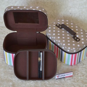 Makeup Pouch Tas Tempat Kosmetik Cantik Ungu Beauty Case Tokopedia