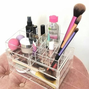 Promo Akrilik Kosmetik Organizer V Tokopedia