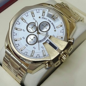 Jam Tangan Pria Diesel Gold Tokopedia