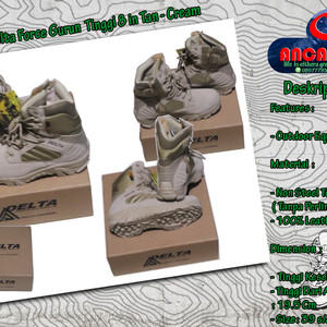Sepatu Delta Force Tan Tokopedia