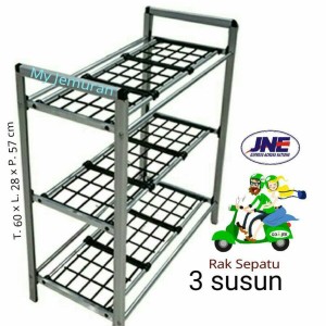 Rak Sepatu 3 Susun Tokopedia