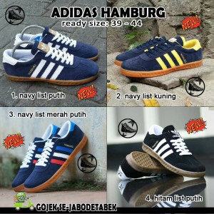 Sepatu Pria Adidas Hamburg Sneakers Kets Casual Tokopedia