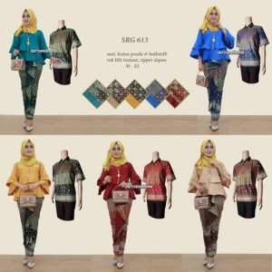Baju Batik Sarimbit Couple Setelan Kebaya Modern Baloteli Bisa Busui Tokopedia