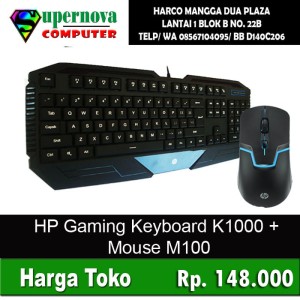 Hp K1000 Keyboard Gaming Tokopedia