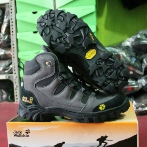 Sepatu Jack Wolfskin Sepatu Gunung Sepatu Outdoor Pria Hiking Boots Waterproof Tokopedia