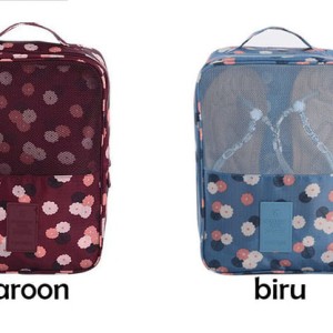 Jual NEW Tas Sandal Sepatu / Monopoly Shoes Pouch Travel Versi 2