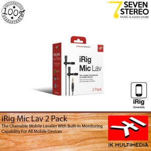 Ik Multimedia Irig Mic Lav Compact Lavalier Mic For Smartphone And Tablet Tokopedia