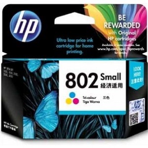 Hp 802 Cartridge Color Original Tokopedia