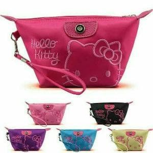Termurah Hello Kitty Tas Kosmetik Hello Kitty Bordir Plus Tali Termurah Tokopedia