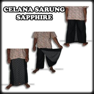 Celana Sarung Preview Hitam Celana Sarung Uje Tokopedia