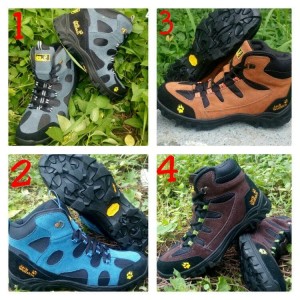 Sepatu Gunung Jack Wolfskin Hiking Snta Safety Boots Outdoor Tracking Sepatupria Bikers Sepatumurah Tokopedia