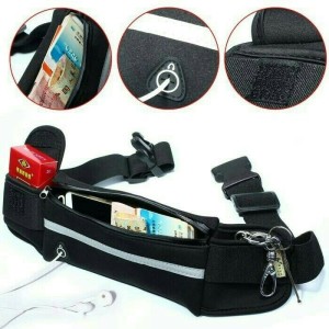 Tas Pinggang Jogging Belt Sport Lari Running Pouch Botol Hp Waterproof Tokopedia