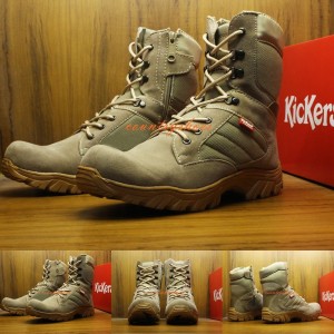 Sepatu Boots Pria Kickers Safety Hitam Tokopedia