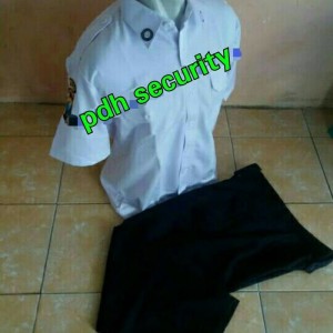 Baju Pdh Satpam Setelan Security Pdh Putih Tokopedia