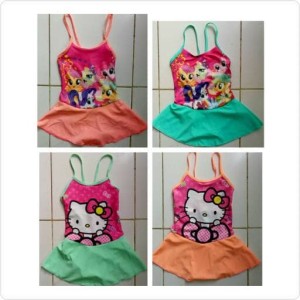 Baju Renang Rok Anak Tk Sd Karakter Tokopedia