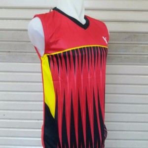 Baju Singlet Badminton Victor V 20 Merah Tokopedia