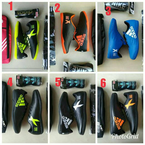 Paket Komplit Sepatu Futsal Adidas X Techfit Tokopedia