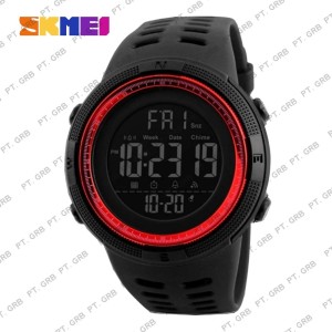 Jam Tangan Pria Digital Skmei Dg 1234 Original Tokopedia