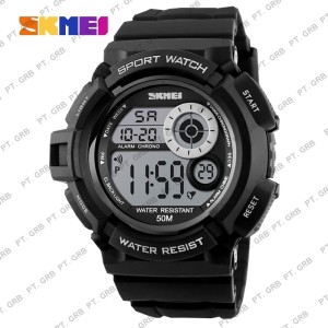 Jam Tangan Pria Digital Skmei Dg 1234 Original Tokopedia