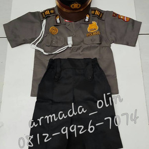 Baju Polwan Anak Baju Profesi Anak Kostum Anak Tokopedia