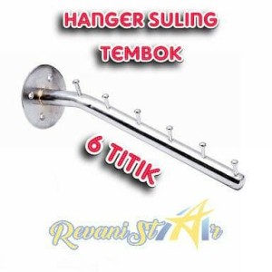 Gantungan Baju Suling Tempel Tembok 12 Tokopedia