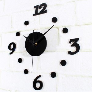Jam Dinding Unik Diy 30 50cm Diameter Tokopedia