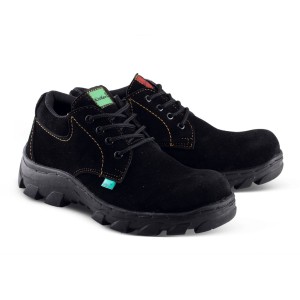 Sepatu Boot Safety Ujung Besi Camel Boots Retsleting Dan Tali Full Kulit Asli Tokopedia