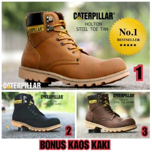 Sepatu Caterpillar Holton Safety Boots Tokopedia