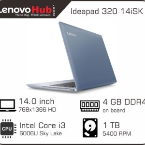 Lenovo Ideapad 320 14isk 1cid Intel Core I3 6006u Ram 4gb Hdd 1tb Windows 10 White Tokopedia