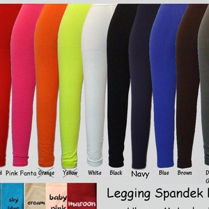 Celana Legging Panjang Anak Polos Bahan Spandex Tokopedia