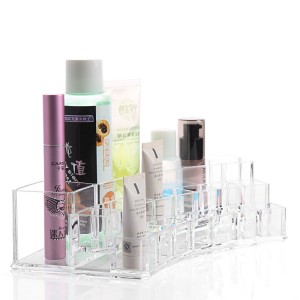 Tp038 Tempat Kosmetik Lipstik Akrilik 1 4 Lingkaran Cosmetic Organizer Tokopedia