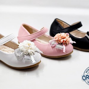 Sepatu Anak Perempuan Hitam Pink Original By Santica Michiko Sepatu Kets Tokopedia