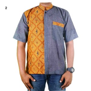 Baju Koko Batik Prasaja Motif 2 Tokopedia