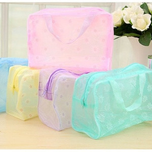 Tas Kosmetik Transparan Tas Make Up Alat Mandi Organizer Travel Pouch Tokopedia