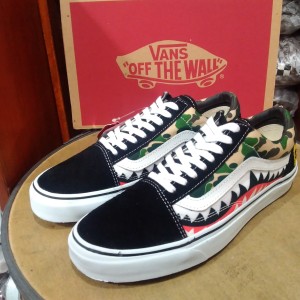 Sepatu Vans Bape Army Tokopedia
