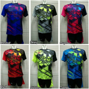 Setelan Kaos Celana Volly Mizuno Tokopedia