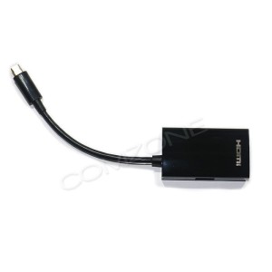 Kabel Micro Mikro Hdmi To Hdmi Tablet Smartphone Ke Lcd Tv Tokopedia