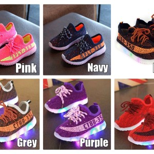 Sepatu Sekolah Led Sepatu Led Lampu Spiderman Tokopedia