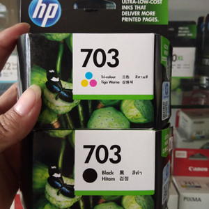 Hp 703 Tinta Tri Color Ink Cartridge Tokopedia