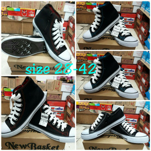Sepatu Sekolah New Basket Resleting Lc Pendek Tokopedia