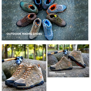 Sepatu Gunung Semi Boot Snta 432 Warna Abu Merah Sepatu Hiking Pria Tokopedia